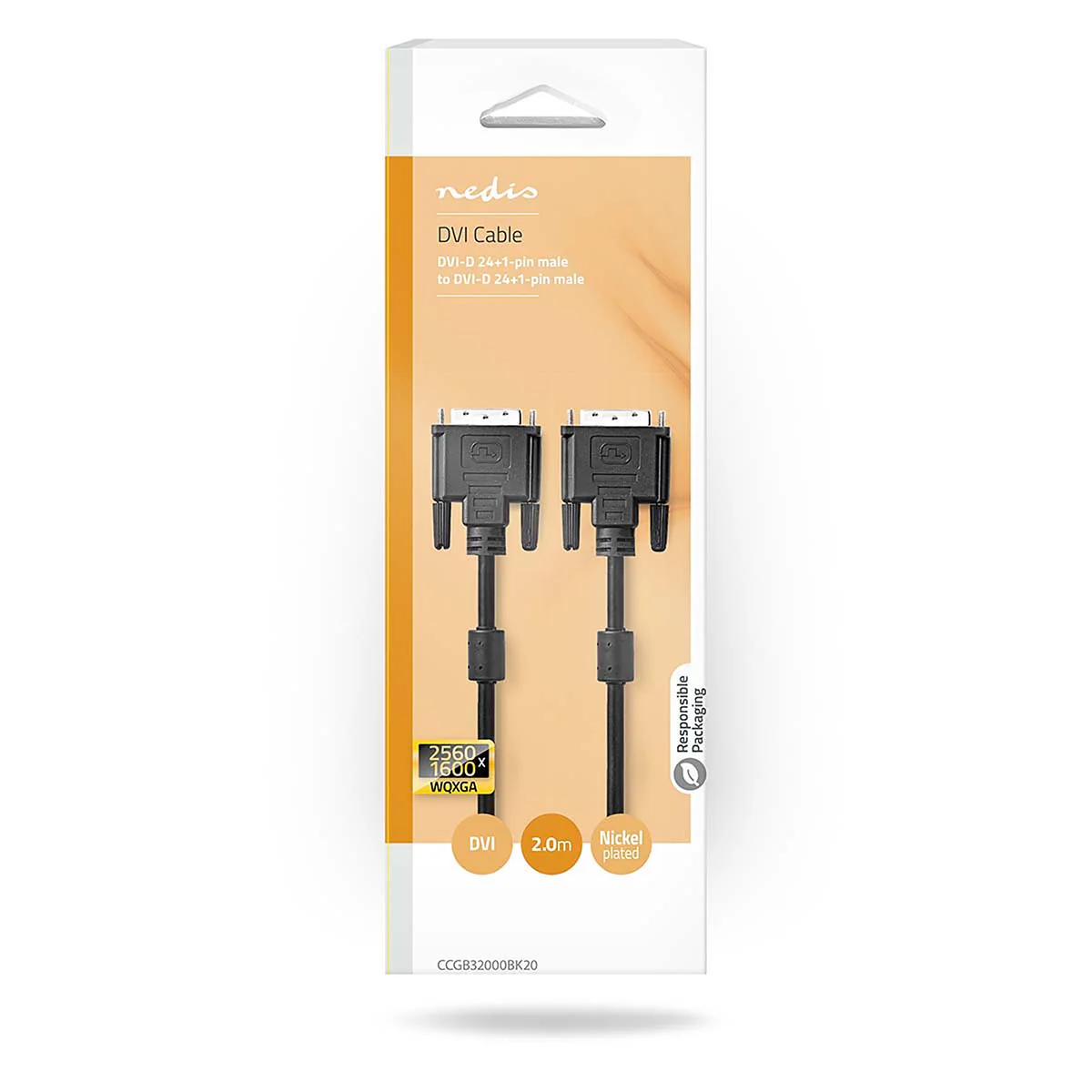 DVI-Kabel DVI-D 24+1-Pins Male - DVI-D 24+1-Pins Male - 2560x1600 - Image 3