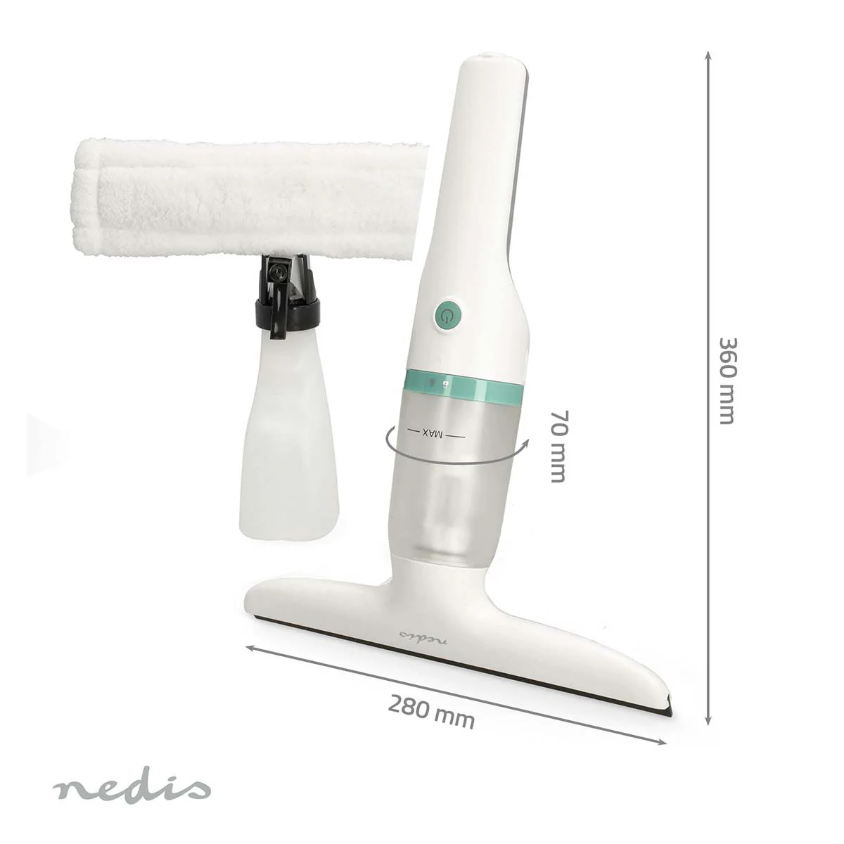 Electrische Ruitenreiniger 12W - 1200 Pa - Inhoud Reservoir Vuil Water: 60 ml - Image 11