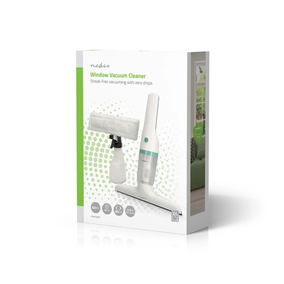Electrische Ruitenreiniger 12W - 1200 Pa - Inhoud Reservoir Vuil Water: 60 ml - Image 14