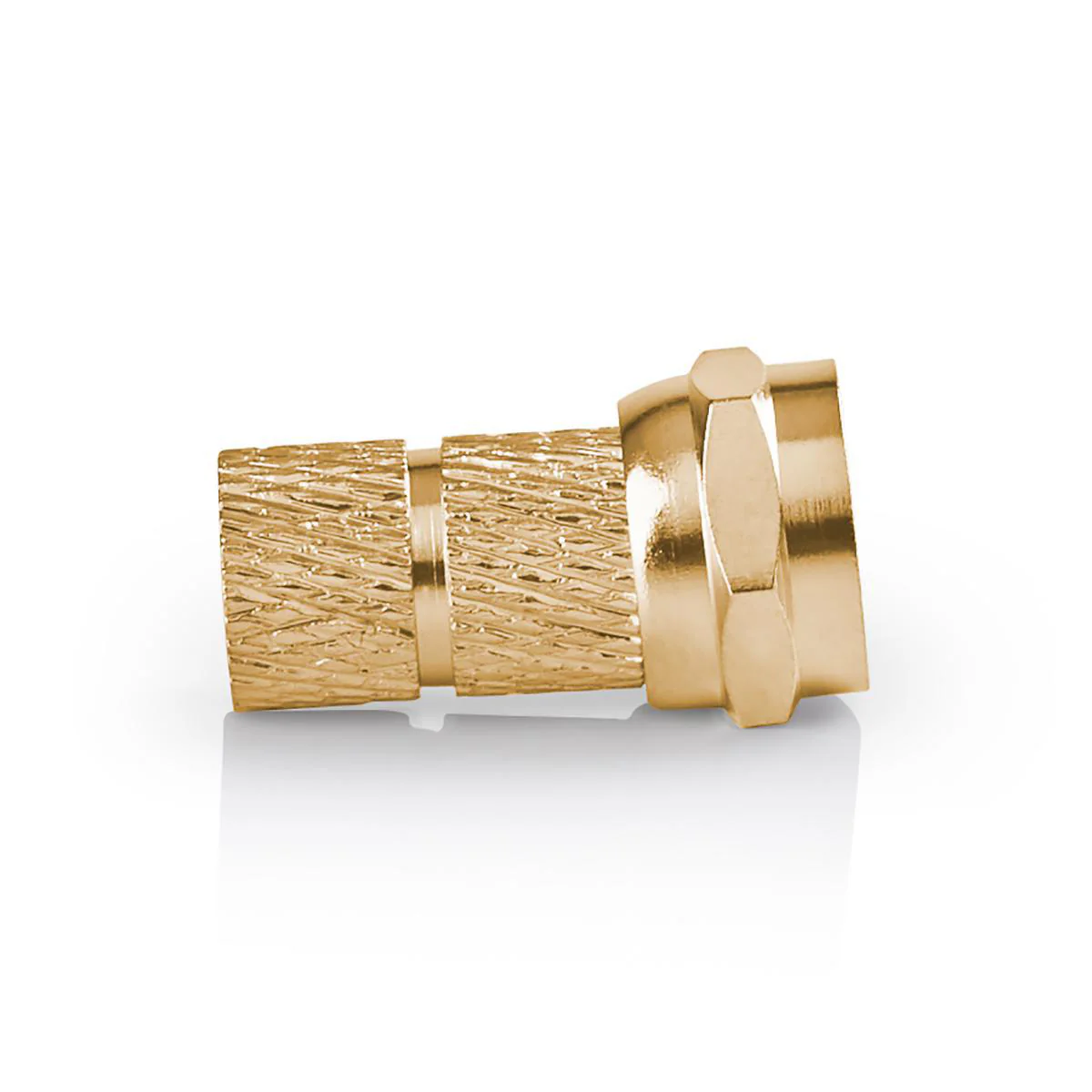 F-Connector Recht - Male - Verguld - Image 3