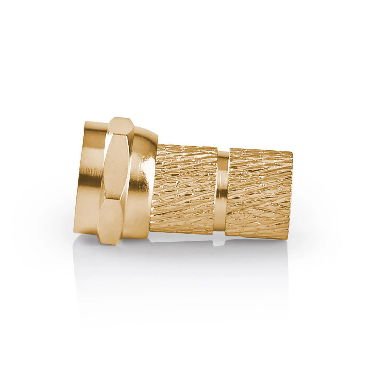 F-Connector Recht - Male - Verguld - Image 5