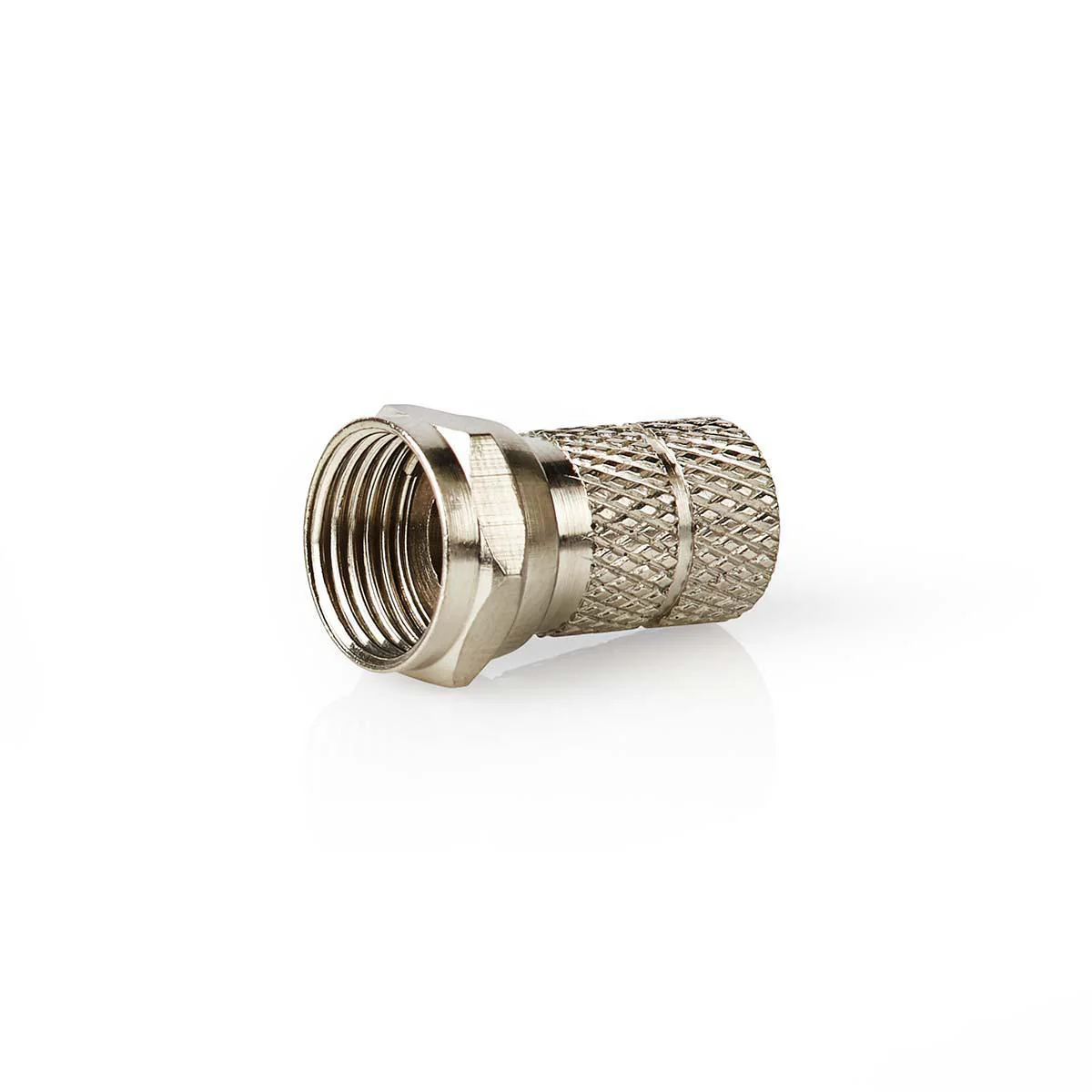 F-Connector Recht - Male - Vernikkeld - Image 3