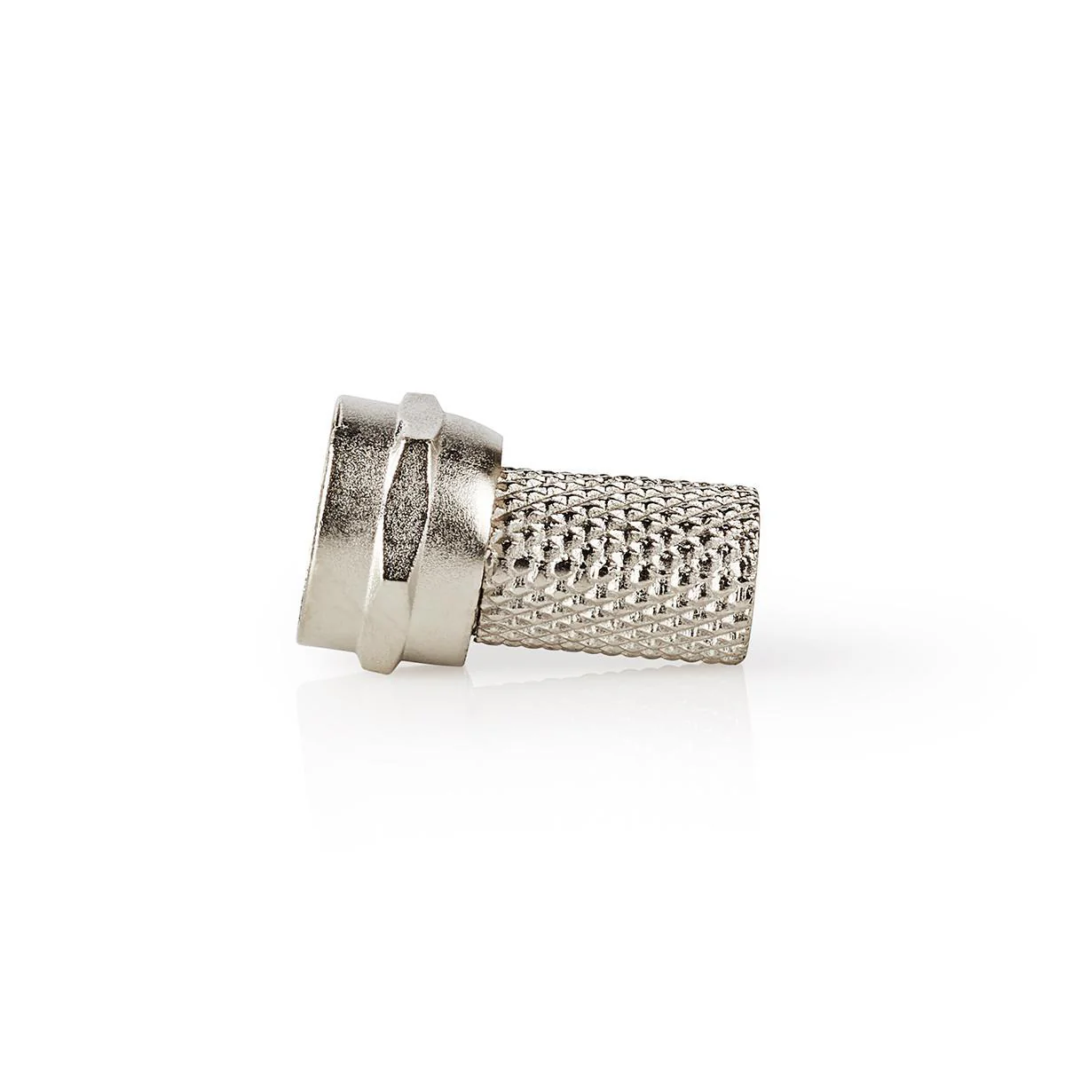 F-Connector Recht - Male - Vernikkeld - Image 3