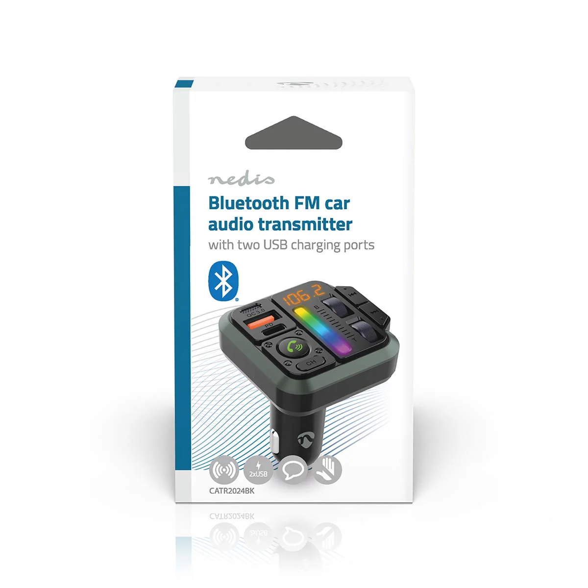 FM-Audiotransmitter voor Auto Gefixeerd - Handenvrij bellen / Luidsprekerfunctie - 1.00" - Image 6