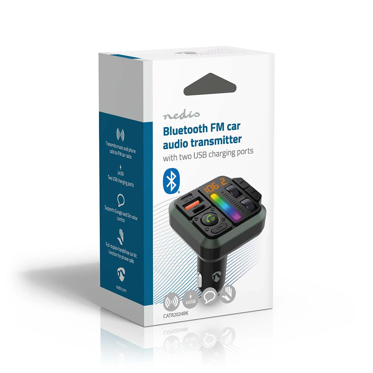 FM-Audiotransmitter voor Auto Gefixeerd - Handenvrij bellen / Luidsprekerfunctie - 1.00" - Image 8