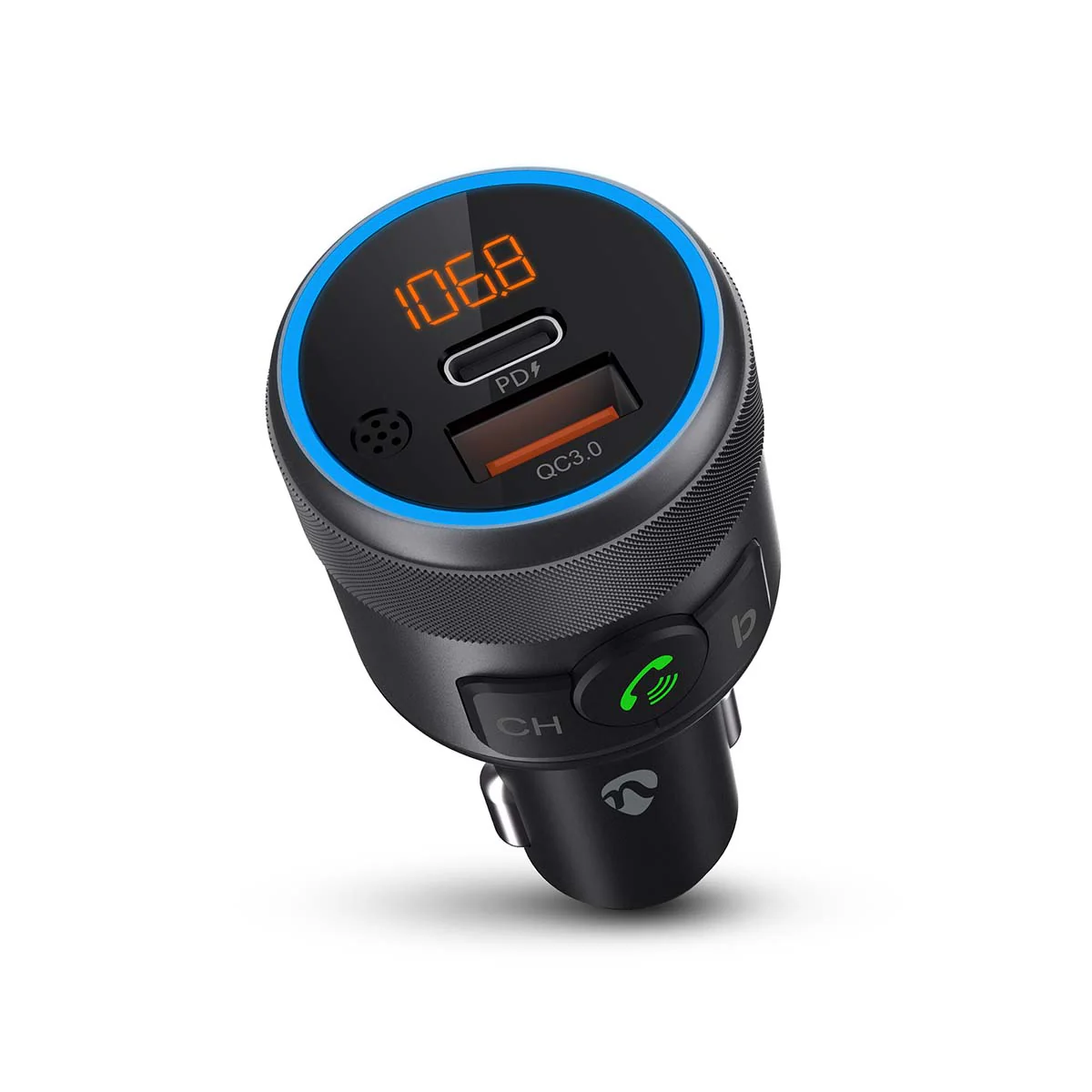 FM-Audiotransmitter voor Auto Gefixeerd - Handenvrij bellen / Luidsprekerfunctie - 1.00" - Image 4
