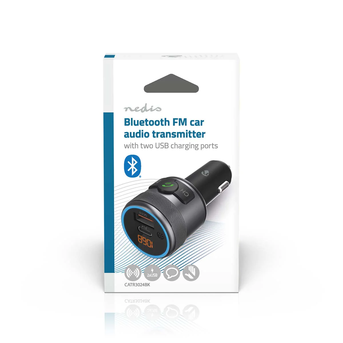 FM-Audiotransmitter voor Auto Gefixeerd - Handenvrij bellen / Luidsprekerfunctie - 1.00" - Image 7