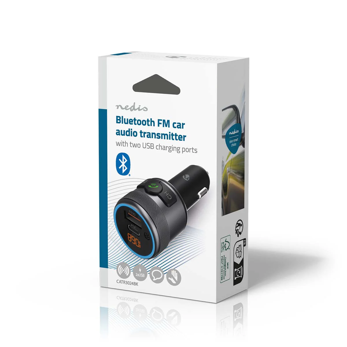 FM-Audiotransmitter voor Auto Gefixeerd - Handenvrij bellen / Luidsprekerfunctie - 1.00" - Image 8