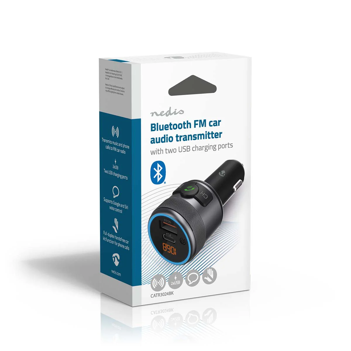 FM-Audiotransmitter voor Auto Gefixeerd - Handenvrij bellen / Luidsprekerfunctie - 1.00" - Image 9