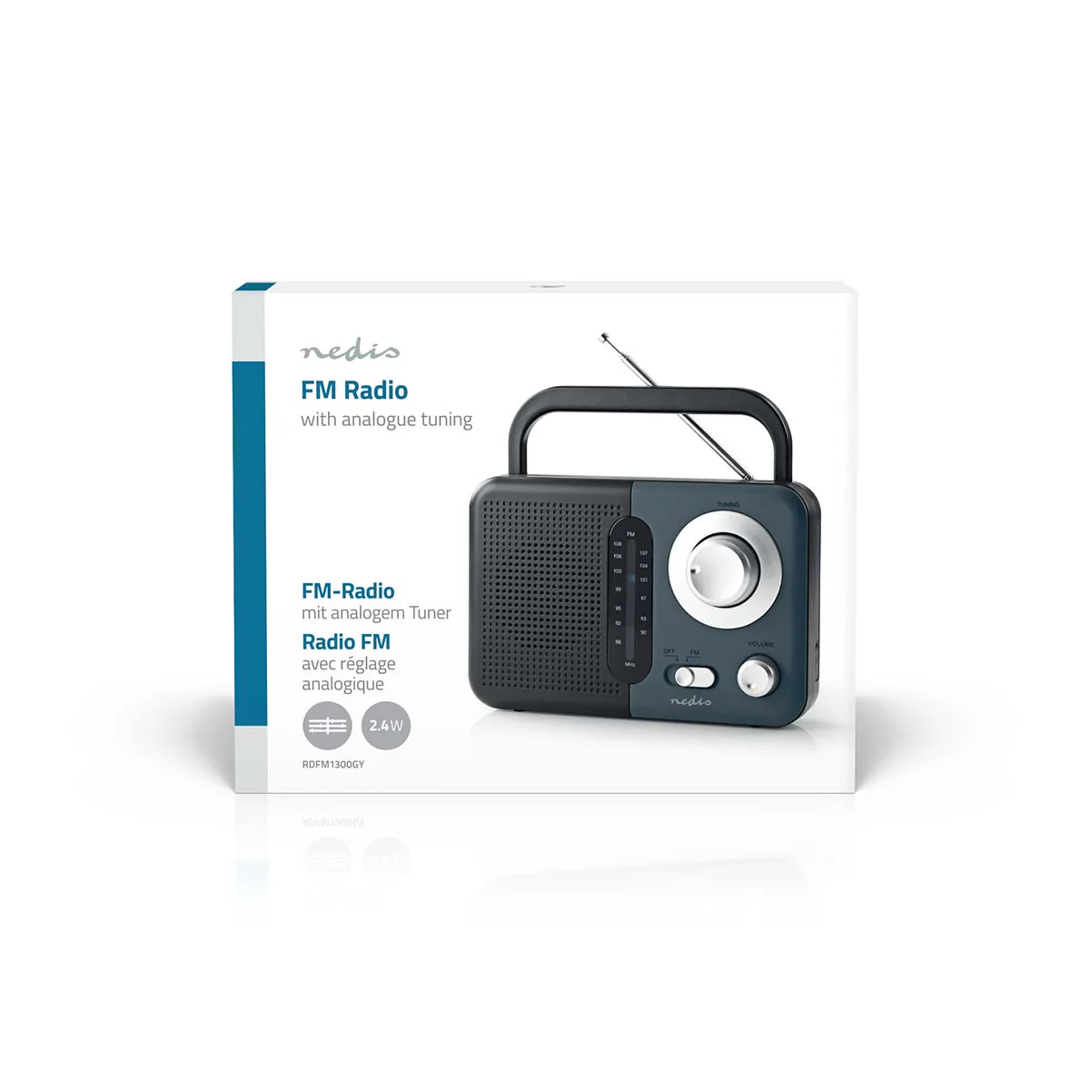 FM-Radio Draagbaar Model - FM - Batterij Gevoed / Netvoeding - Image 6