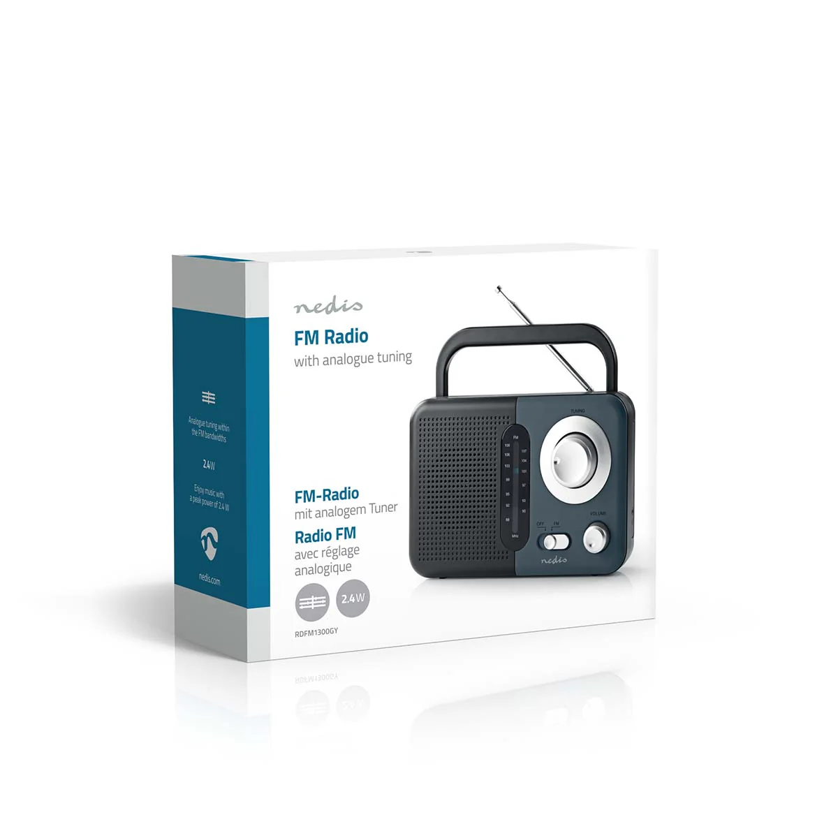 FM-Radio Draagbaar Model - FM - Batterij Gevoed / Netvoeding - Image 8
