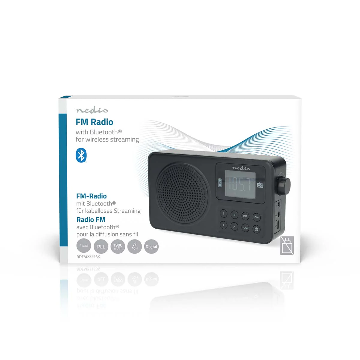 FM-Radio Draagbaar Model - FM - Batterij Gevoed / Netvoeding - Image 9