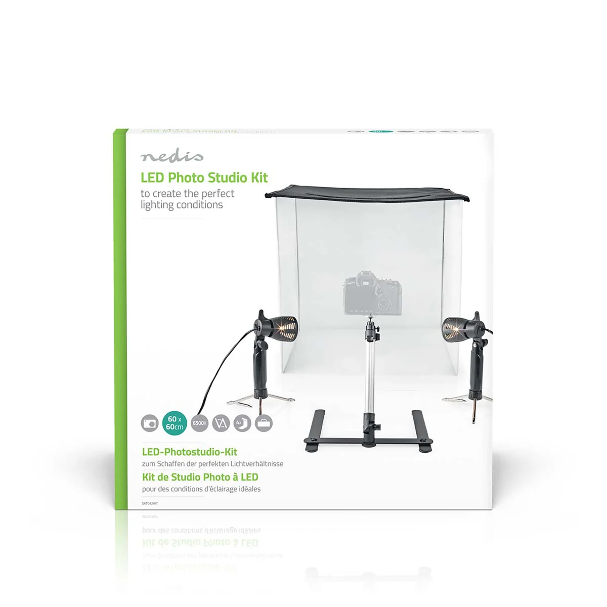 Fotostudioset 400 lm - Opvouwbaar - Achtergronden inbegrepen - Image 5