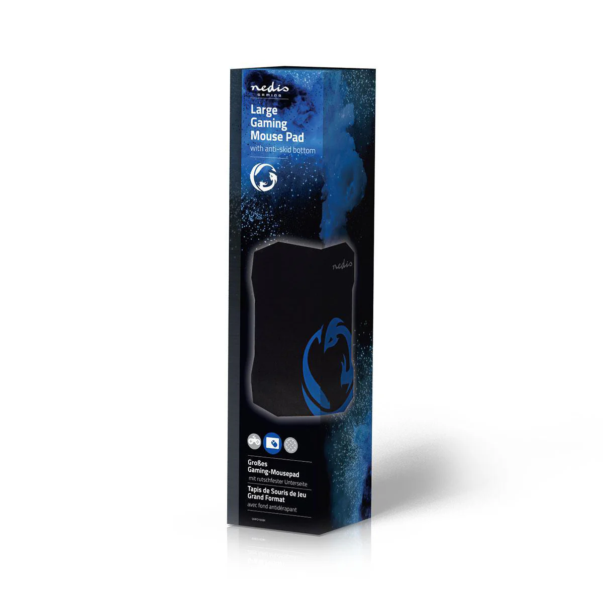 Gaming Muismat Microfiber / Rubberen - Zwart - Image 10