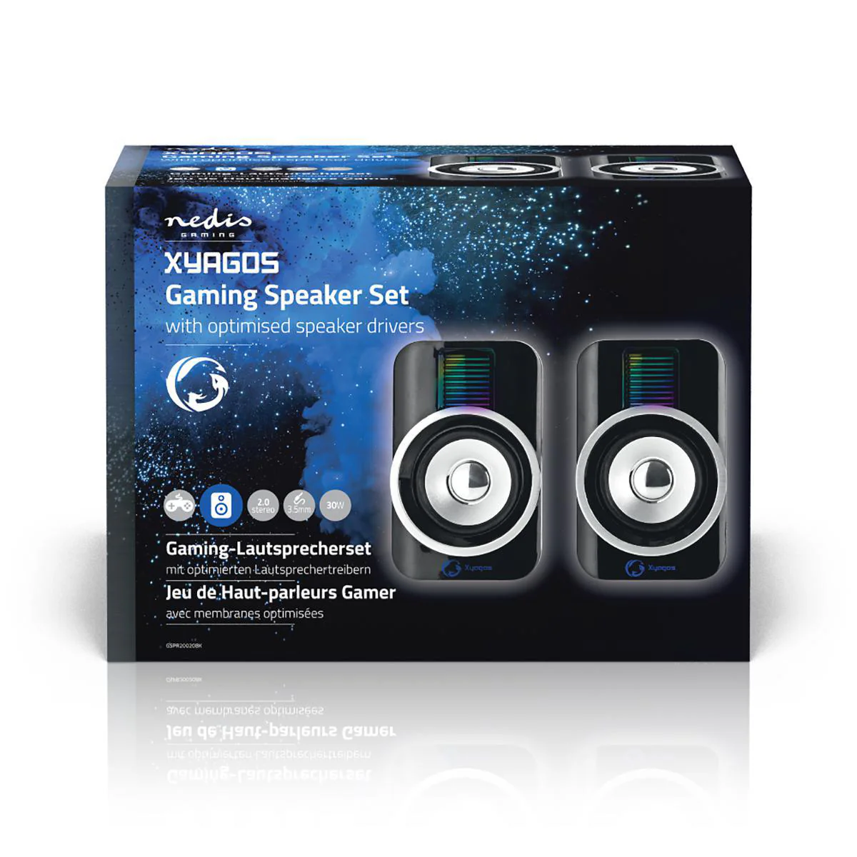 Gaming Speaker Speaker-kanalen: 2.0 - USB Gevoed - 3,5 mm Male - Image 5