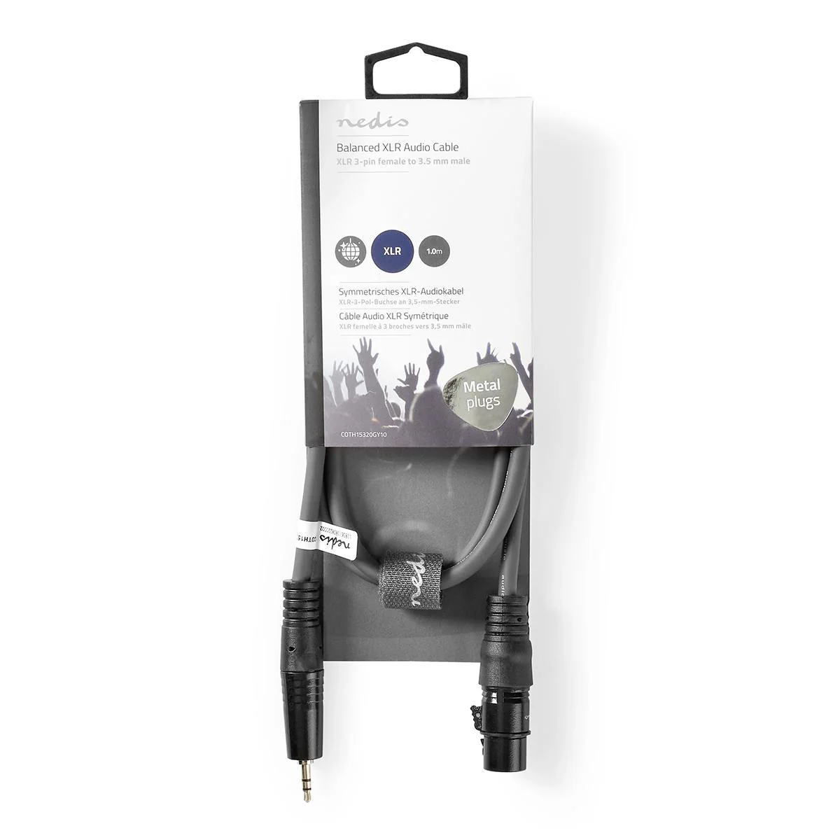 Gebalanceerde Audiokabel XLR 3-Pins Female - 3,5 mm Male - Vernikkeld - Image 3