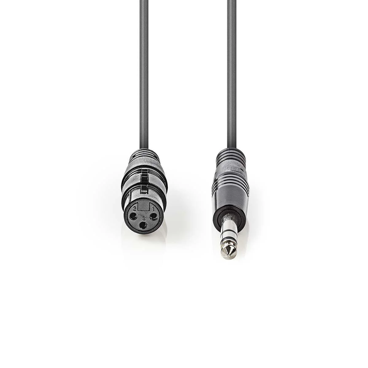 Gebalanceerde Audiokabel XLR 3-Pins Female - 6,35 mm Male - Vernikkeld - Image 2