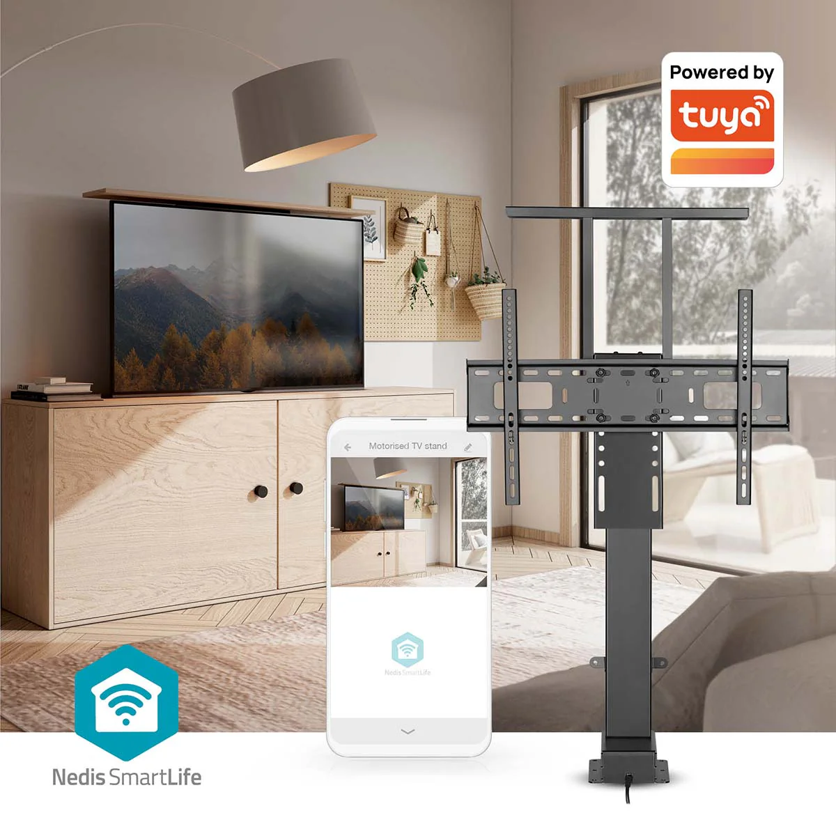 Gemotoriseerde TV-lift 37 - 80" - Maximaal schermgewicht: 60 kg - Ingebouwd Kastontwerp - Image 11