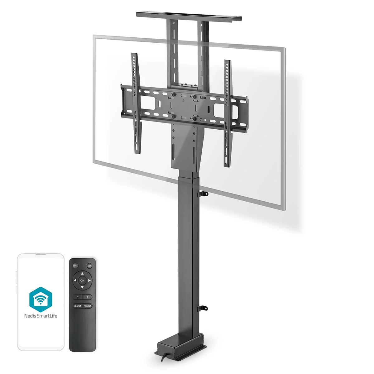 Gemotoriseerde TV-lift 37 - 80" - Maximaal schermgewicht: 60 kg - Ingebouwd Kastontwerp - Image 6