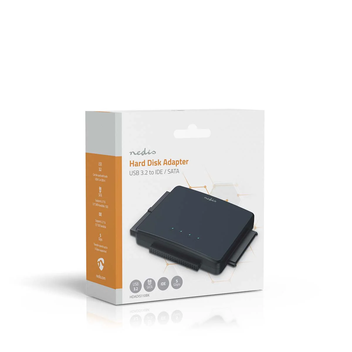 Hardeschijfadapter USB 3.2 Gen1 - 2.5 / 3.5" - IDE + SATA - Image 6