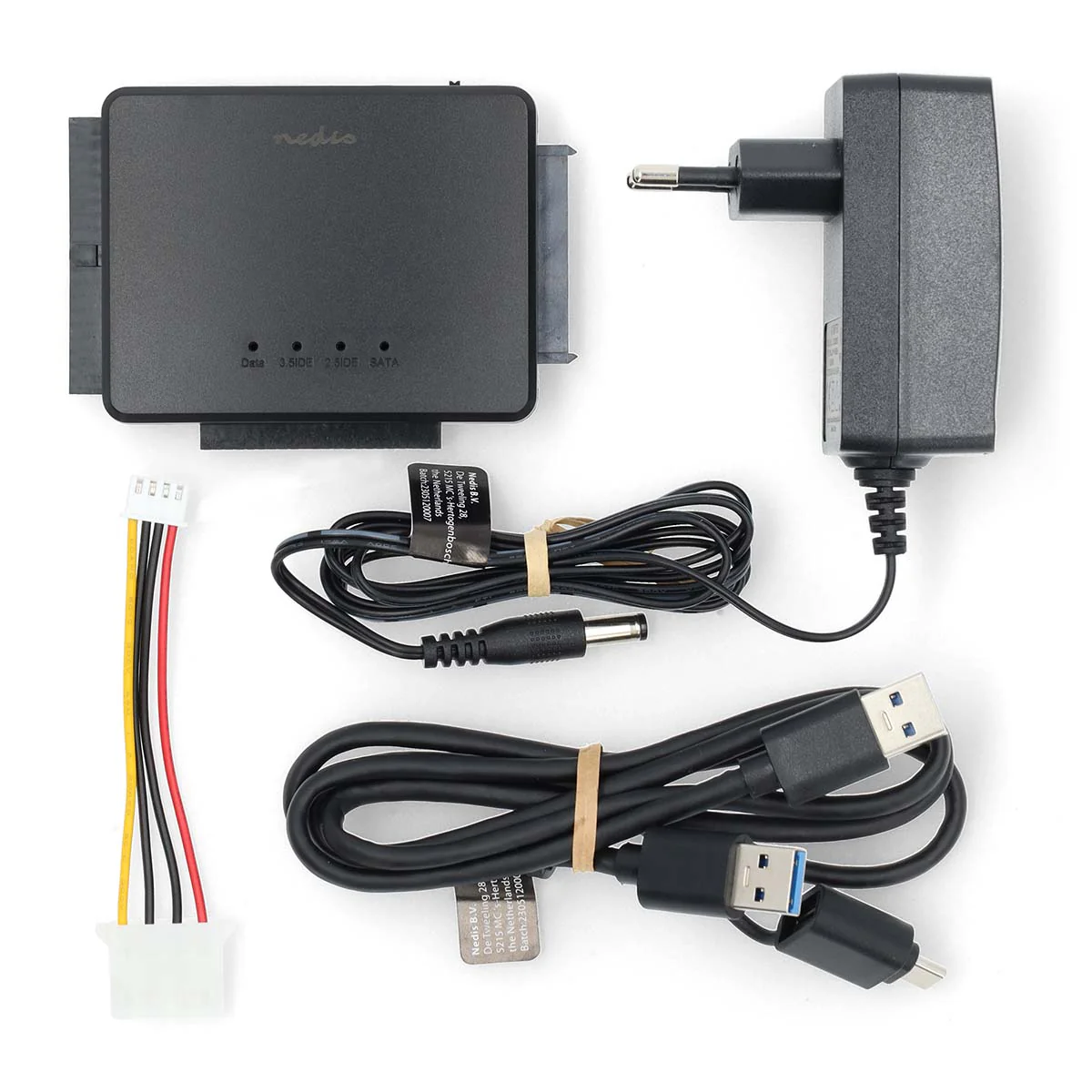 Hardeschijfadapter USB 3.2 Gen1 - 2.5 / 3.5" - IDE + SATA - Image 7