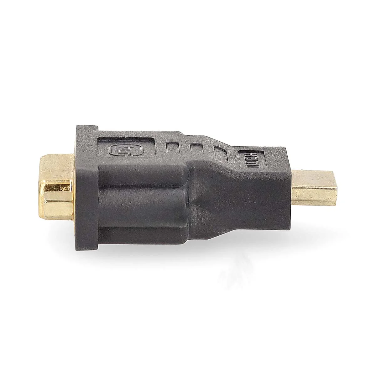 HDMI™-Adapter HDMI™ Connector - DVI-D 24+1-Pins Female - Verguld - Image 5