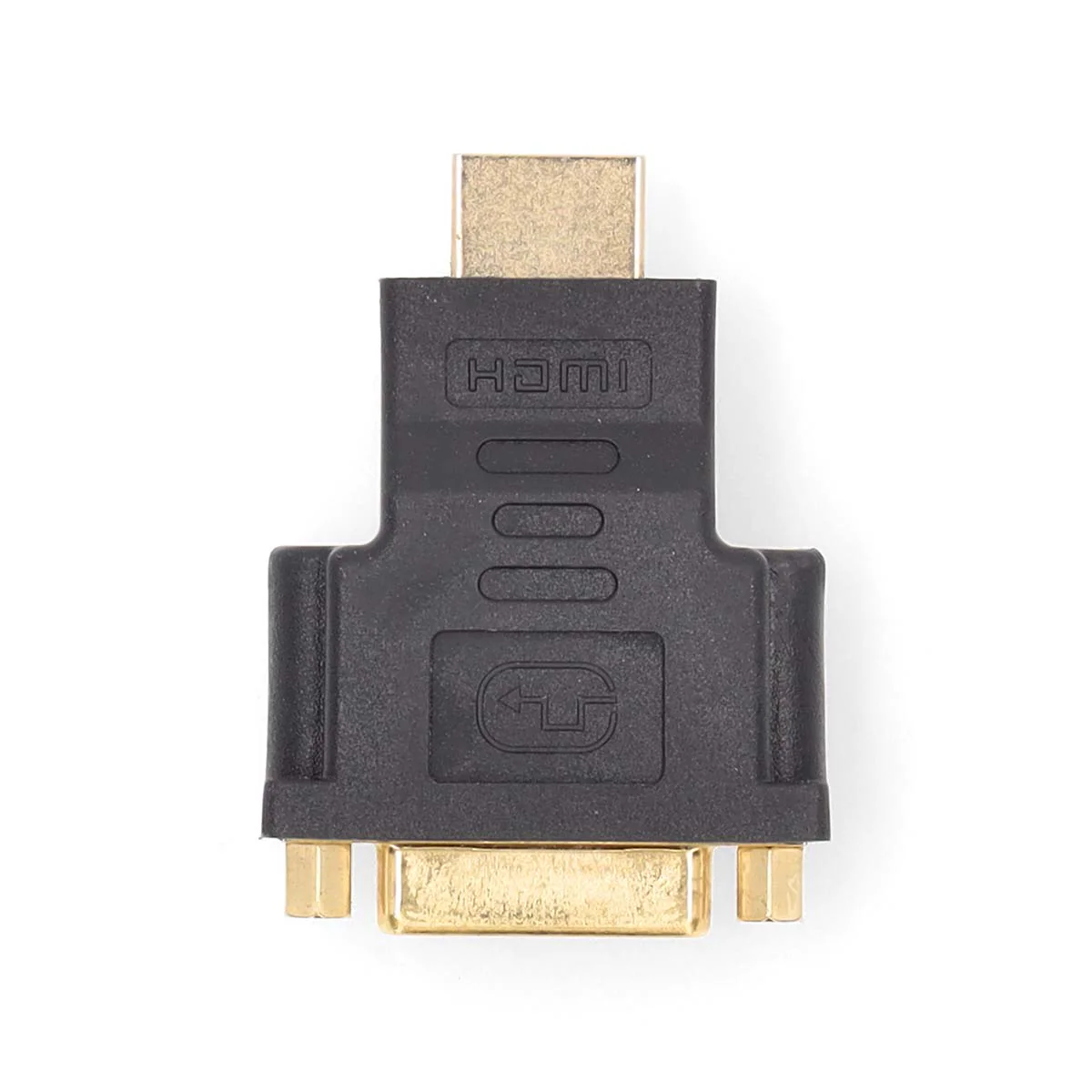 HDMI™-Adapter HDMI™ Connector - DVI-D 24+1-Pins Female - Verguld - Image 6