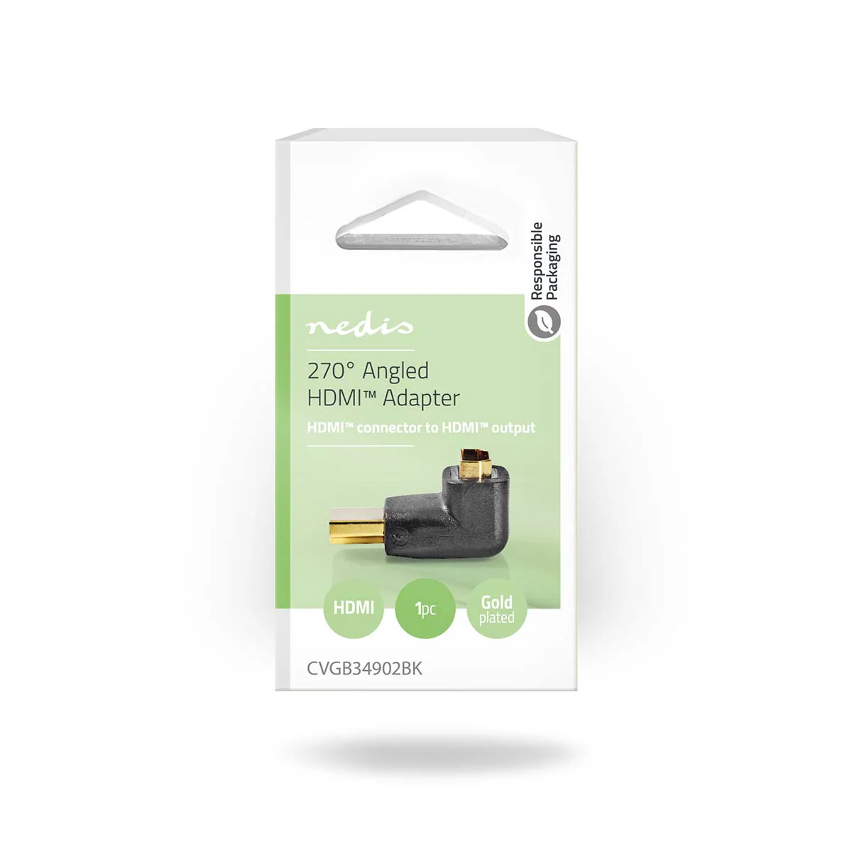HDMI™-Adapter HDMI™ Connector - HDMI™ Output - Verguld - Image 7