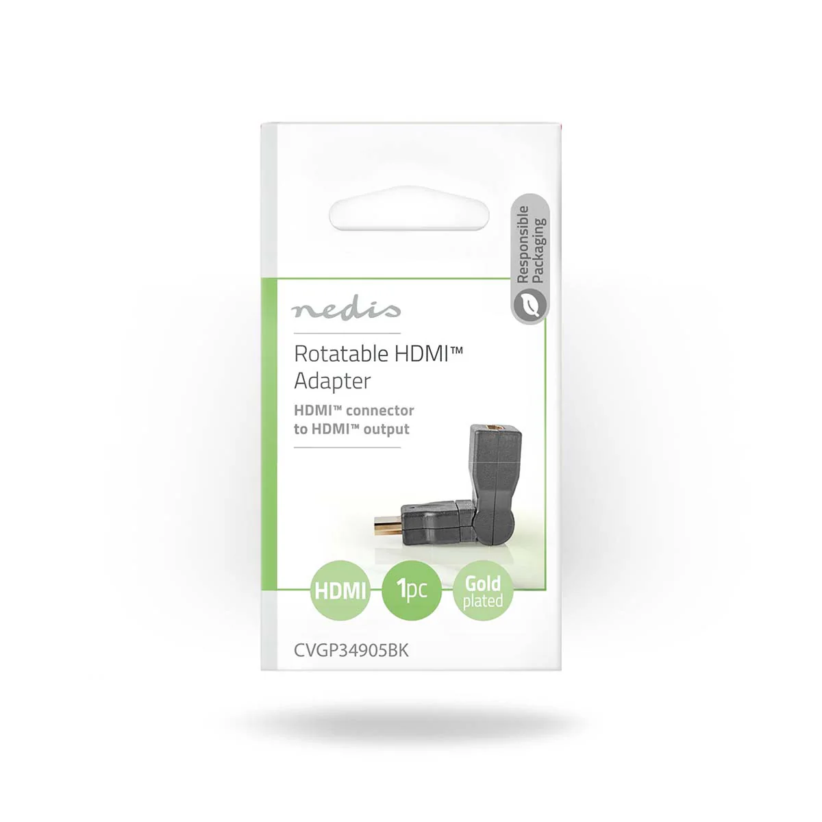 HDMI™-Adapter HDMI™ Connector - HDMI™ Output - Verguld - Image 9