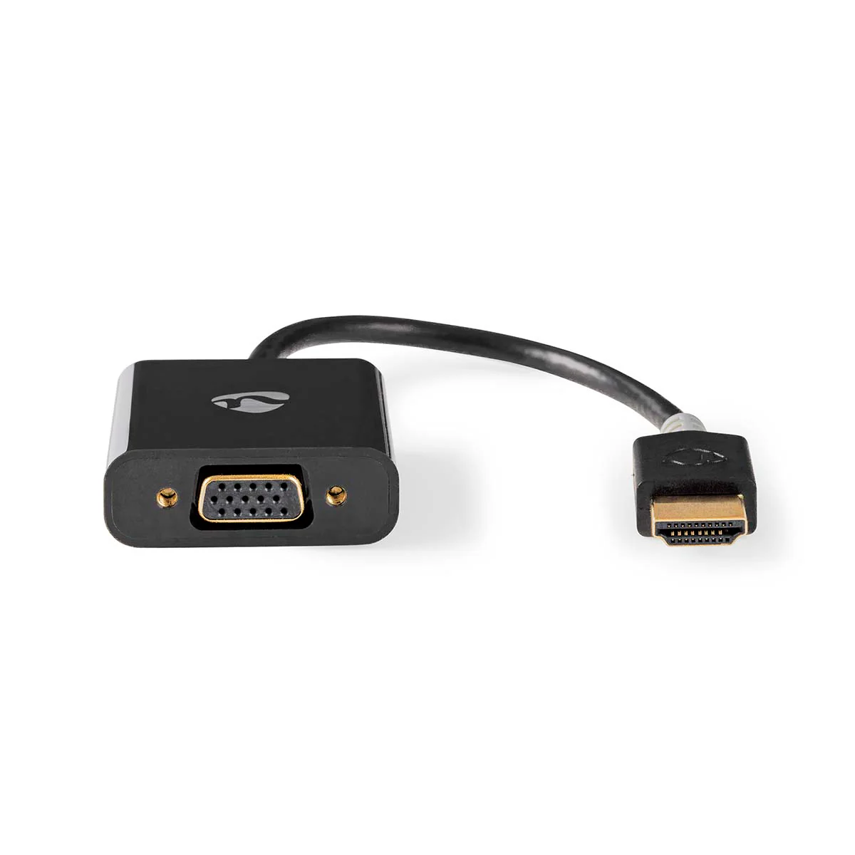 HDMI™-Adapter HDMI™ Connector - USB Micro-B Female / VGA Female 15p / 3,5 mm Female - Verguld - Image 3