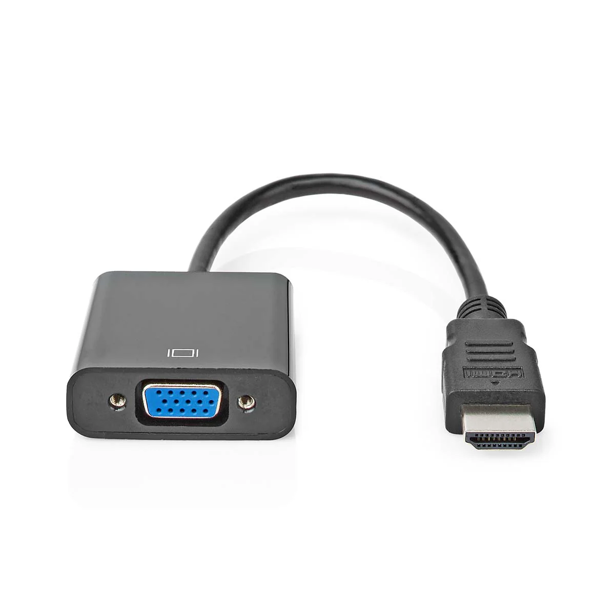 HDMI™-Adapter HDMI™ Connector - VGA Female 15p / 3,5 mm Female - Vernikkeld - Image 3
