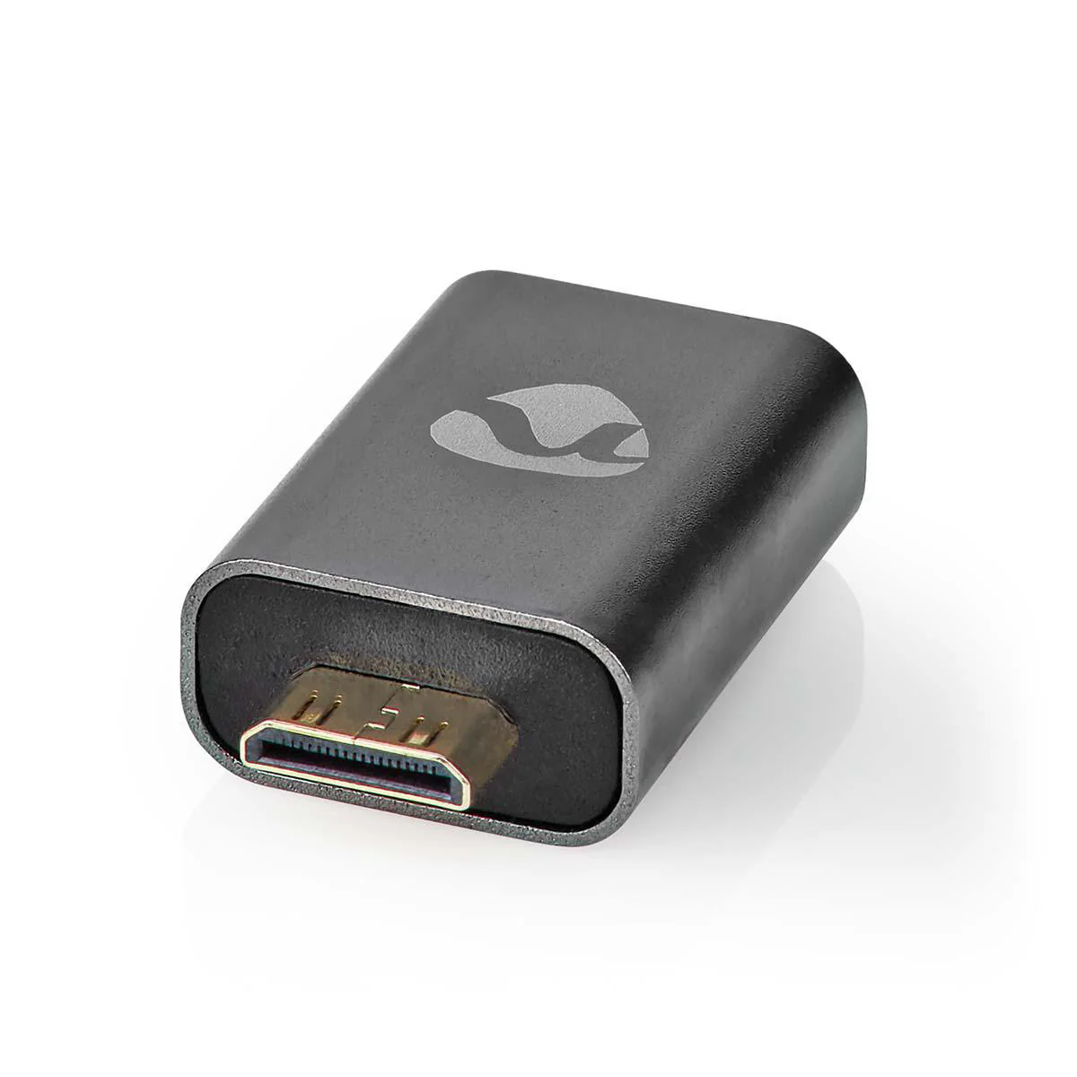 HDMI™-Adapter HDMI™ Male / HDMI™ Mini-Connector - HDMI™ Output - Verguld