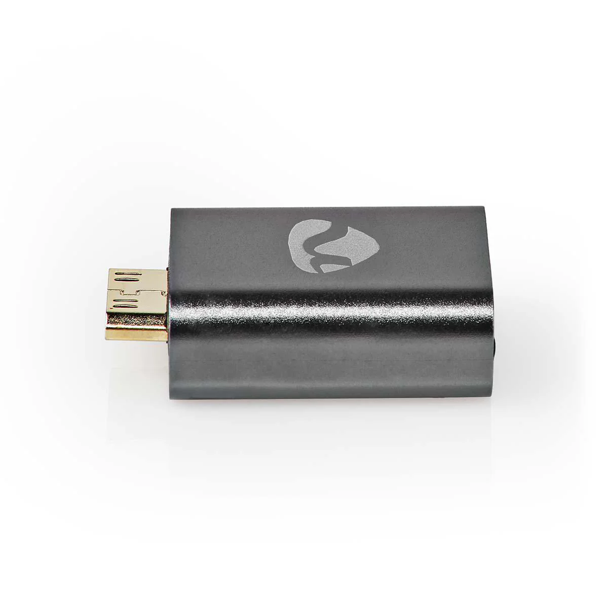 HDMI™-Adapter HDMI™ Male / HDMI™ Mini-Connector - HDMI™ Output - Verguld - Image 3