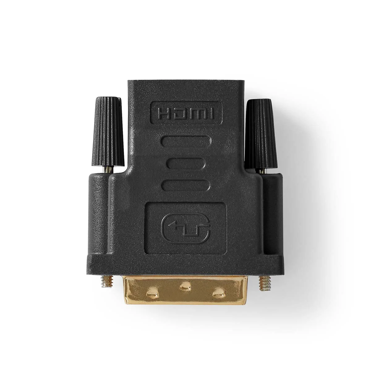 HDMI™-Adapter HDMI™ Output - DVI-D 24+1-Pins Male - Verguld - Image 7