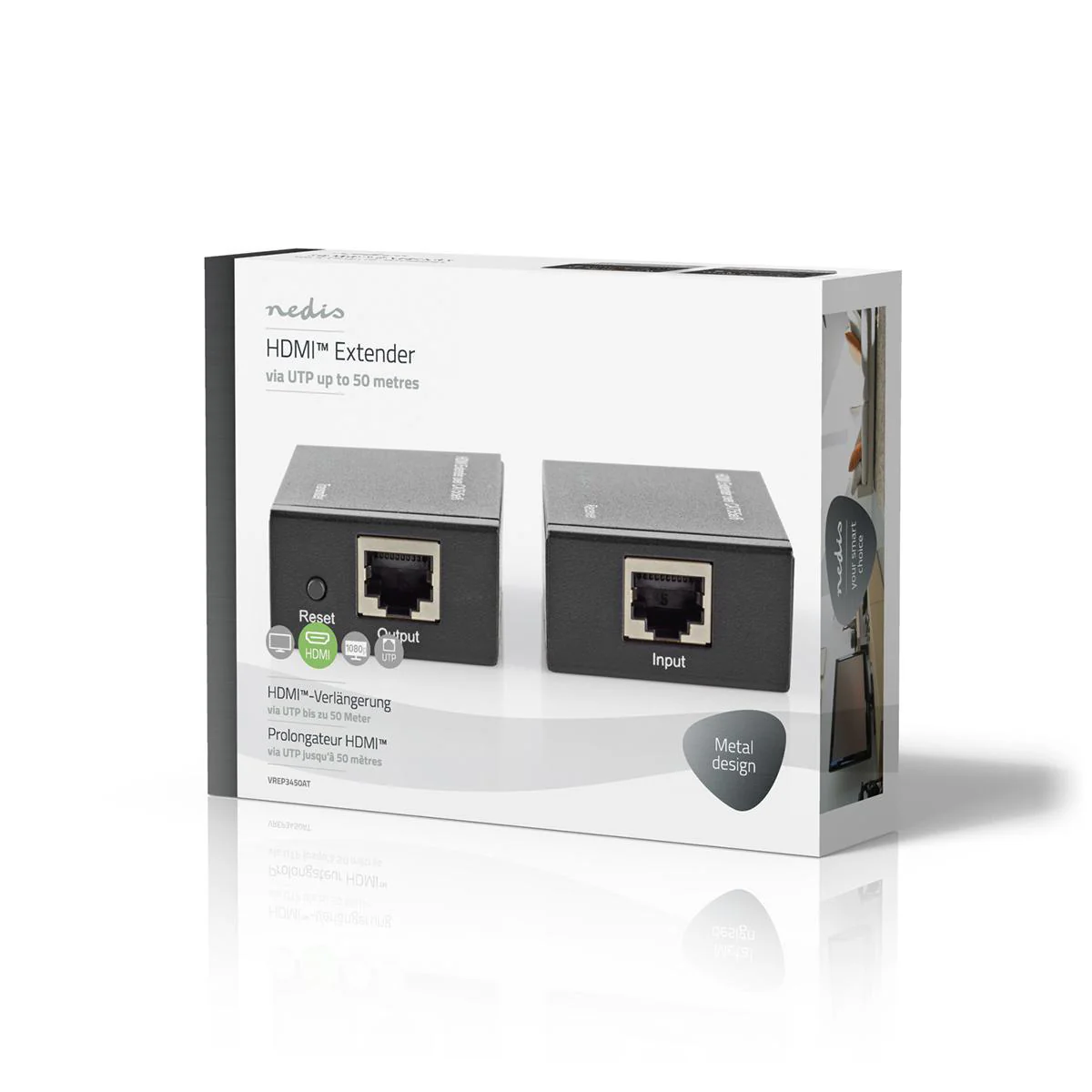 HDMI™-Extender Over Cat6 - tot 60 m - 1080p - Image 9