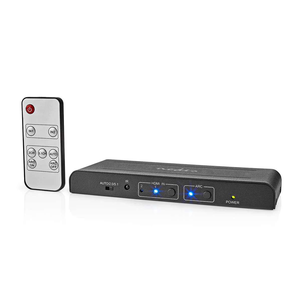 HDMI™-Extractor 2x HDMI™ Input - TosLink Female / 1x 3.5 mm / 1x HDMI™ Output / 2x RCA - Maximale resolutie: 4K@60Hz - Image 5