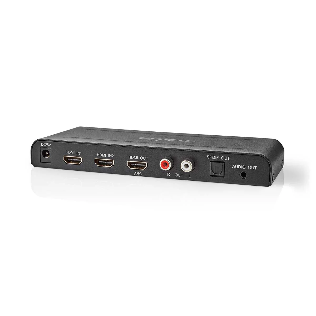 HDMI™-Extractor 2x HDMI™ Input - TosLink Female / 1x 3.5 mm / 1x HDMI™ Output / 2x RCA - Maximale resolutie: 4K@60Hz - Image 6