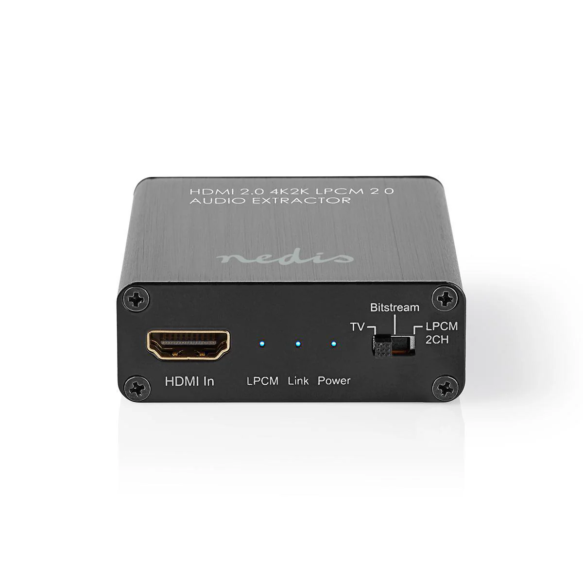 HDMI™-Extractor HDMI™ Input - TosLink Female / 1x 3.5 mm / 1x HDMI™ Output - Maximale resolutie: 4K@60Hz