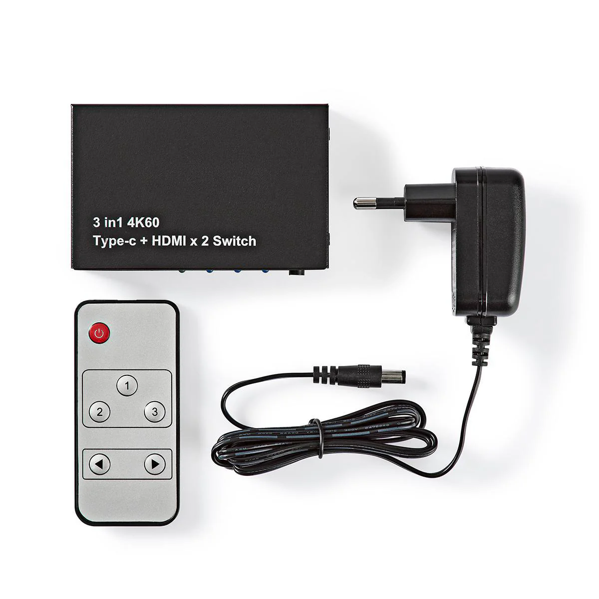 HDMI™-Switch 3 poort(en) - 1x USB-C™ / 2x HDMI™ Input - 1x HDMI™ Output - Image 10