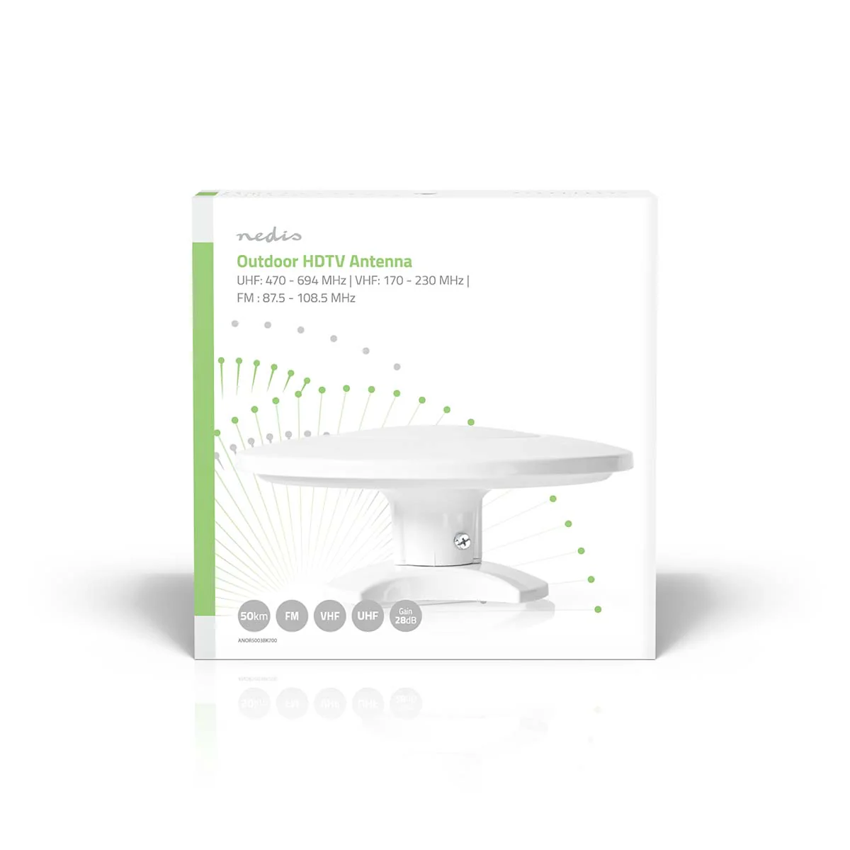 HDTV-Buitenantenne Actief - Type Aansluiting: F-Connector - FM / UHF / VHF - Image 9