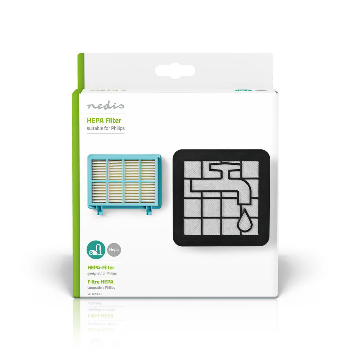 HEPA Filter Set Vervanging voor: Philips - HEPA-Filter en Motorfilter - H11 - Image 6
