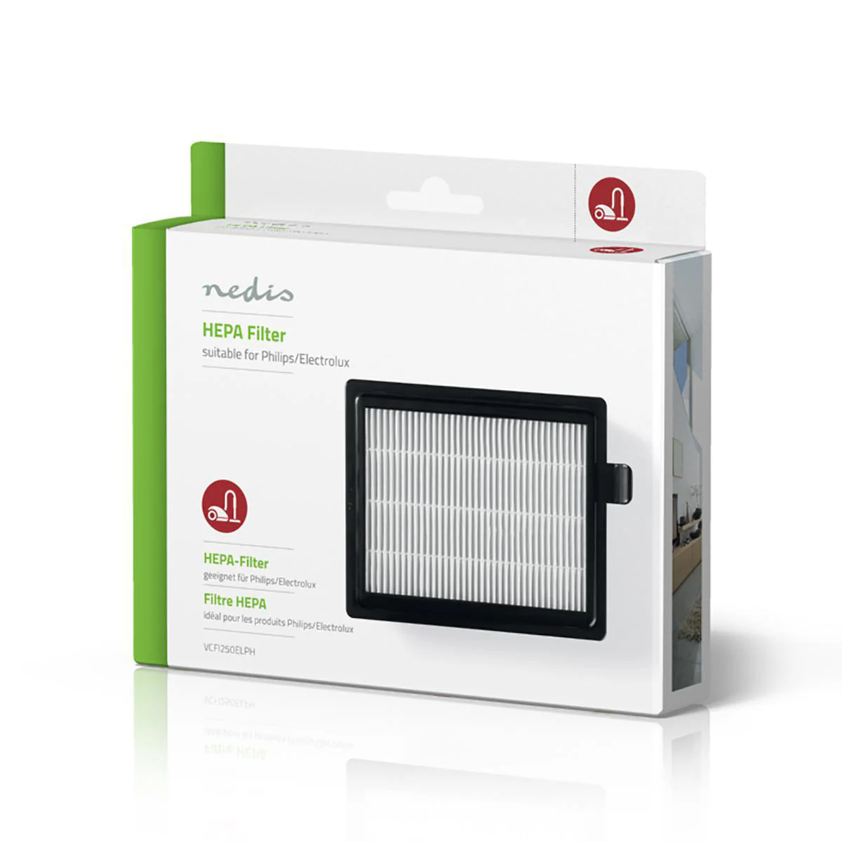 HEPA-Vervangingsfilter Vervanging voor: Electrolux / Philips - Wit / Zwart - Image 6