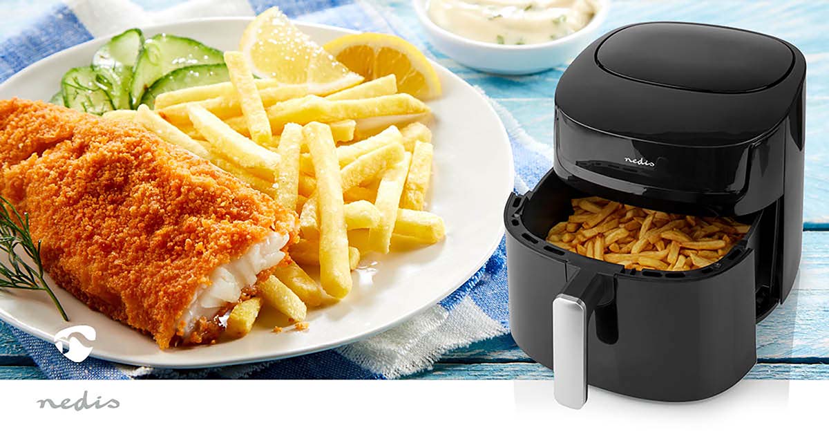 Heteluchtfriteuse Tijdschakelaar: 4u - Aantal vooraf ingestelde programma's: 8 - Digitaal - Image 12