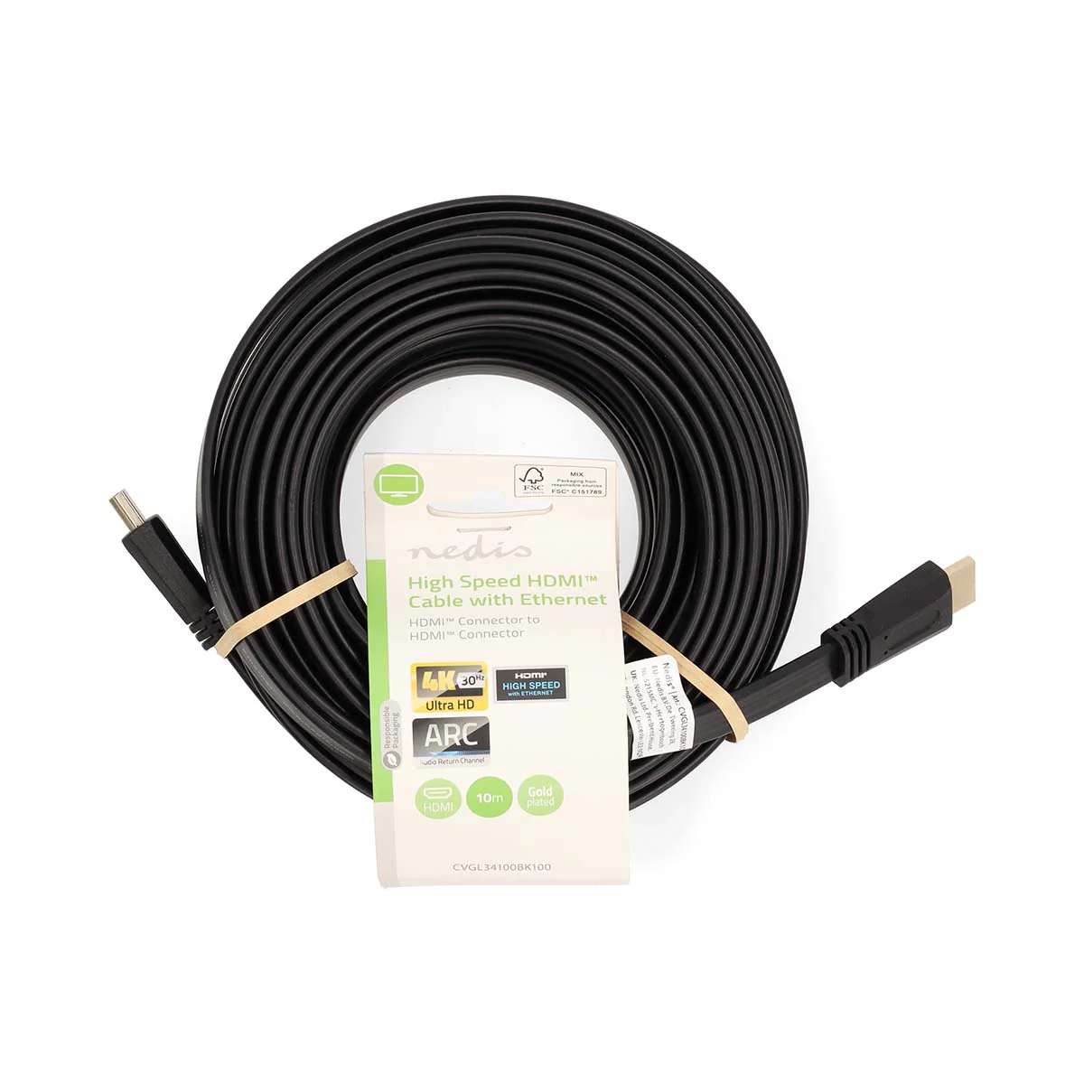 High Speed HDMI™-Kabel met Ethernet HDMI™ Connector - HDMI™ Connector - 4K@30Hz - Image 4