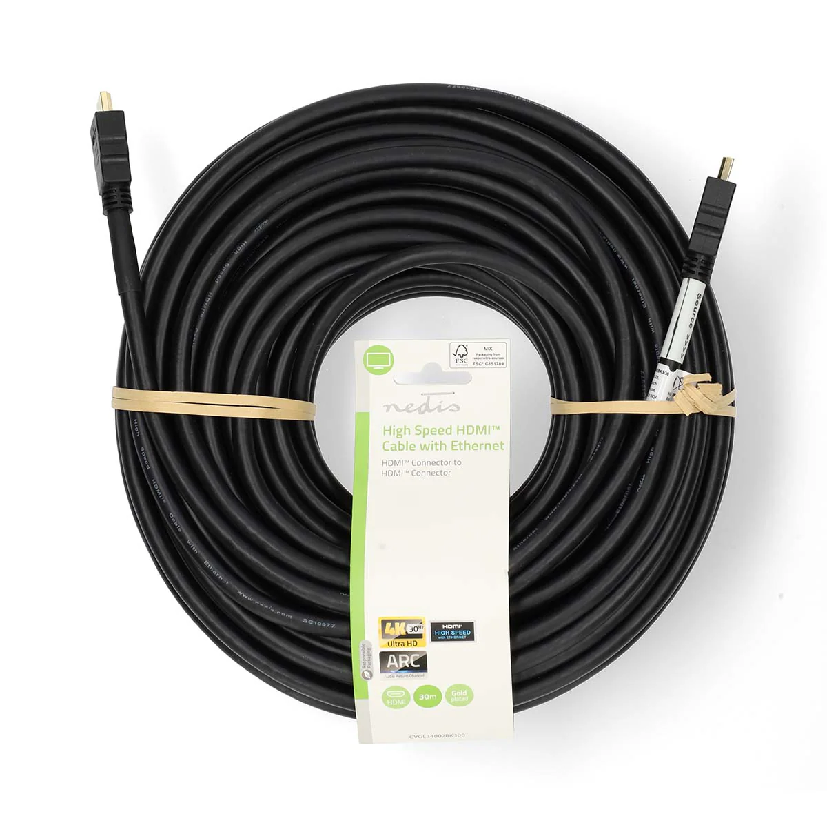 High Speed HDMI™-Kabel met Ethernet HDMI™ Connector - HDMI™ Connector - 4K@30Hz - Image 7