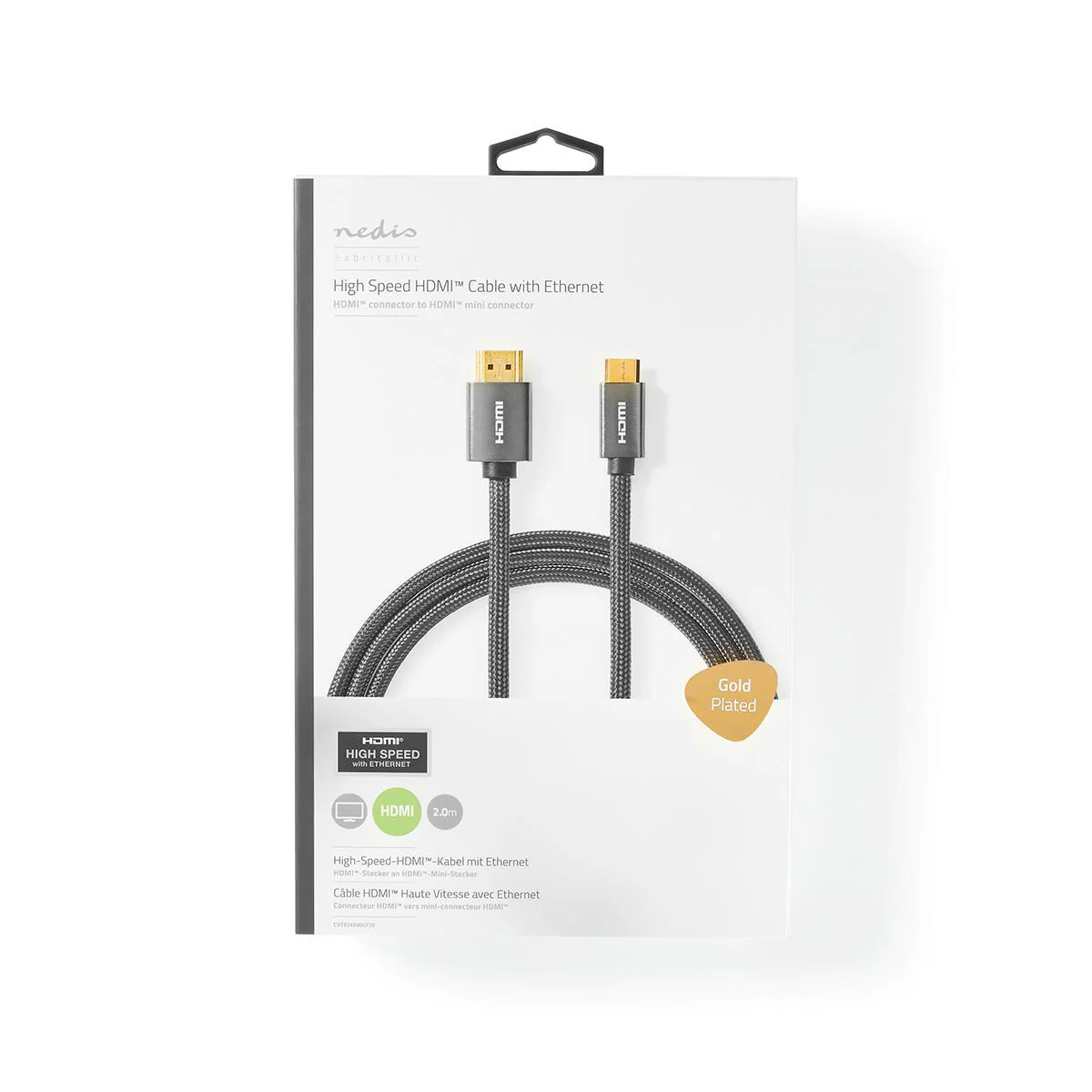 High Speed HDMI™-Kabel met Ethernet HDMI™ Connector - HDMI™ Mini-Connector - 4K@60Hz - Image 6