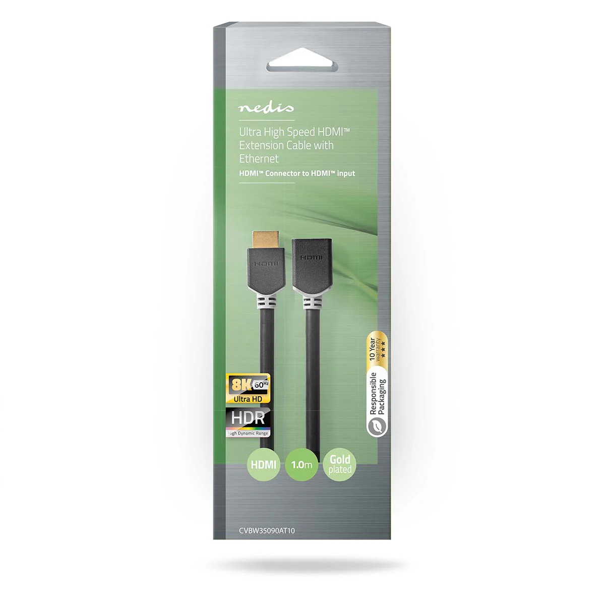 High Speed HDMI™-Kabel met Ethernet HDMI™ Connector - HDMI™ Output - 8K@60Hz - Image 4