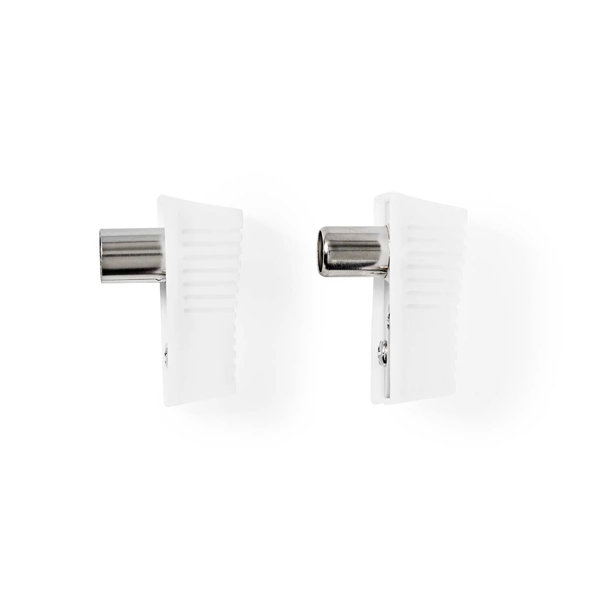 IEC (Coax) Connector Gehoekt - Female / Male - Vernikkeld - Image 3
