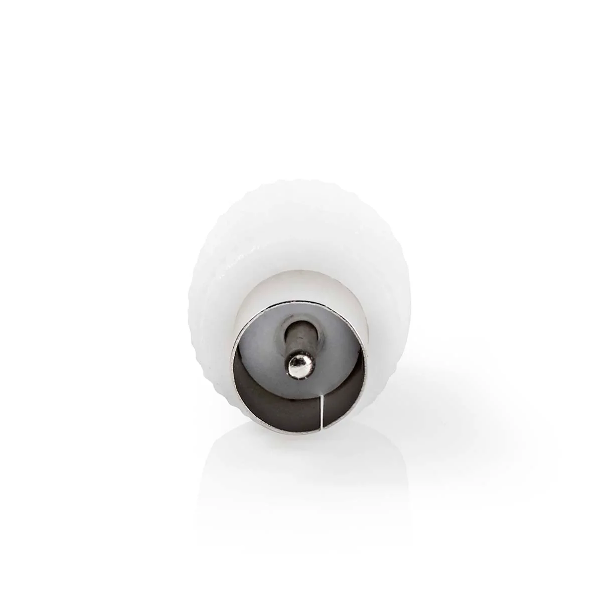 IEC (Coax) Connector Recht - Female / Male - Vernikkeld - Image 3
