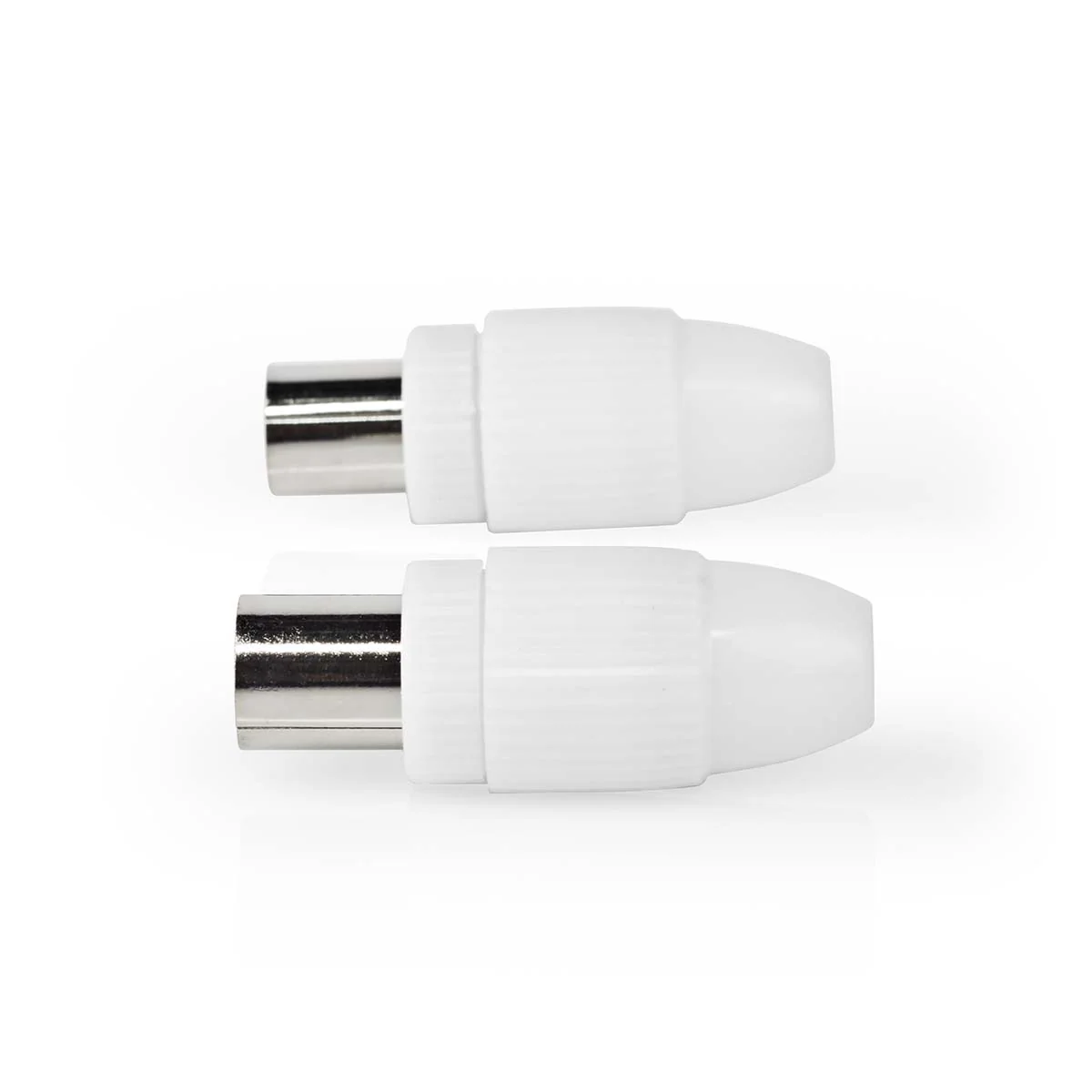 IEC (Coax) Connector Recht - Female / Male - Vernikkeld - Image 5